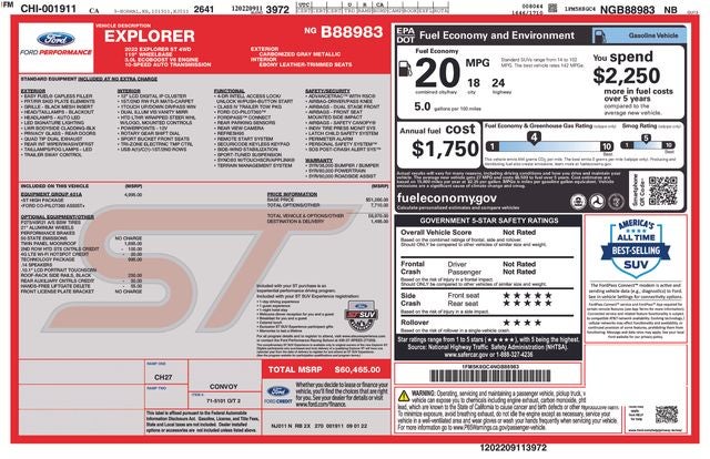 2022 Ford Explorer ST