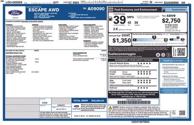 2025 Ford Escape Hybrid ST-Line Select