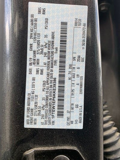 2019 Ford F-150 XL