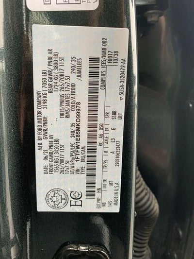 2021 Ford F-150 XLT