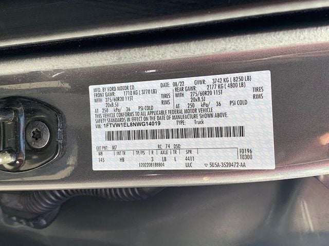 2022 Ford F-150 Lightning Lariat