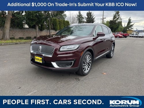 2019 Lincoln Nautilus Reserve