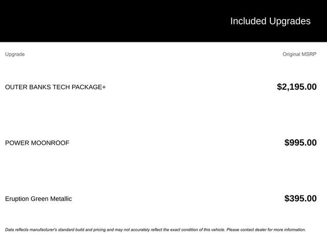 2025 Ford Bronco Sport Outer Banks