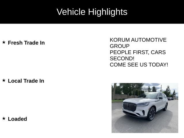 2025 Lincoln Aviator Reserve