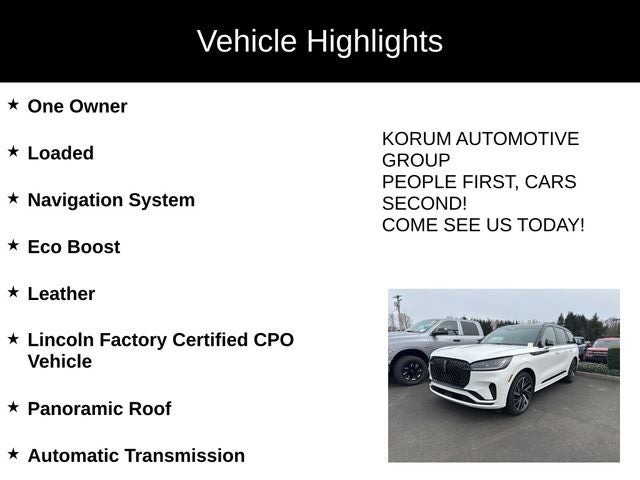 2025 Lincoln Aviator Black Label