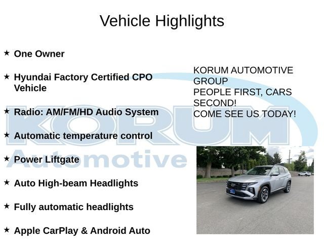 2025 Hyundai TUCSON SEL