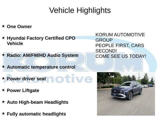 2025 Hyundai TUCSON SEL