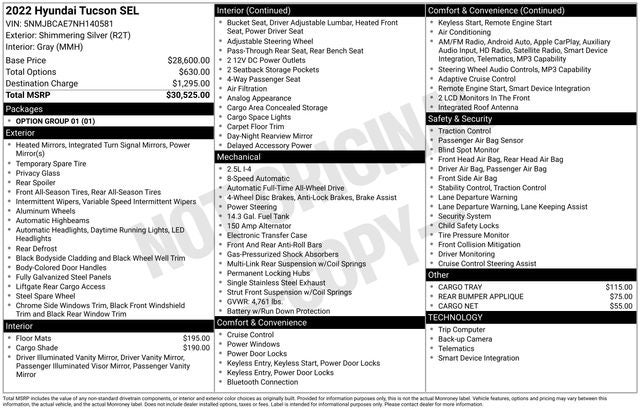 2022 Hyundai TUCSON SEL