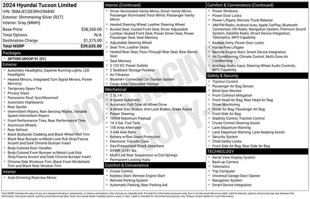 2024 Hyundai TUCSON Limited