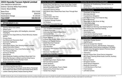 2023 Hyundai TUCSON HYBRID Limited