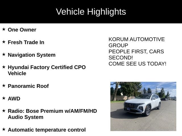 2025 Hyundai TUCSON HYBRID Limited