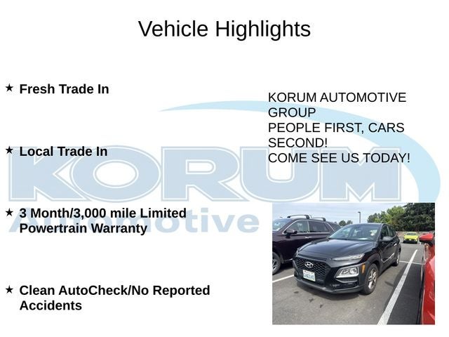 2021 Hyundai KONA SE