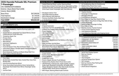 2026 Hyundai PALISADE SEL Premium AWD