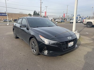 2021 Hyundai ELANTRA HYBRID Blue