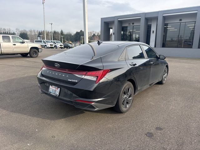 2021 Hyundai ELANTRA HYBRID Blue