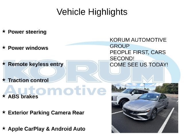 2025 Hyundai ELANTRA SEL Sport