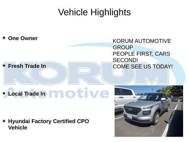 2021 Hyundai VENUE SE
