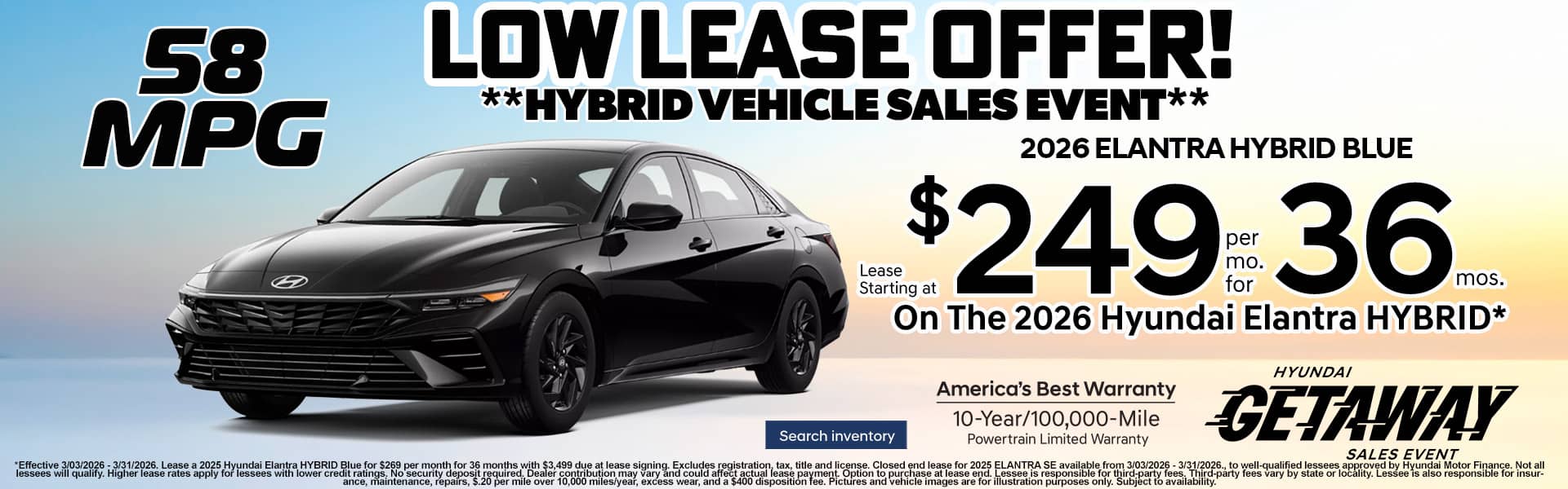 Elantra Hybrid Lease